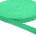 2cm green cotton herringbone webbing for DIY crafts and sewing - 5 Yards/Pack / Dark Green