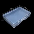 Scatola di plastica trasparente per gioielli con dimensioni specifiche di 7,2x5,2x1,6 cm - Rettangolo Medio / 1 Pezzo