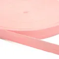 2cm pink herringbone pattern cotton webbing ribbon for DIY hair accessories and craft projects - 5 Yards/Pack / Flesh Pink