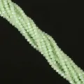 Strand of 4mm light green faceted glass crystal beads for DIY handmade jewelry crafts - AB Medium Jade Green