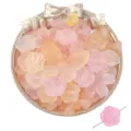 Cuentas de flores y mariposas de acrílico degradado mate para joyería DIY y artes - 12-41mm 30g/Paquete / Serie Rosa Naranja