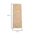 Professional wooden beading board for jewelry design with 18cm 17cm 16cm slots - Single Row Design Board