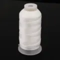 Filo di nylon bianco resistente su una bobina per gioielli e braccialetti fai-da-te - 12 Trefoli (Circa 270m/Rotolo Diametro 0,8mm) / Bianco