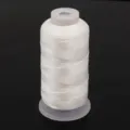 Cordino in nylon bianco per perline fai-da-te e creazione di gioielli fatti a mano - 15 Strands (Approx. 240m/Roll Diameter 1mm) / Bianco