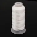 Filo di nylon bianco resistente su rocchetto per perline e collane fai-da-te - 18 Trefoli (Circa 180m/Rotolo Diametro 1,2mm) / Bianco