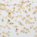 Set van 200 vergulde metalen touwklemmen en eindkappen voor DIY-sieraden maken hobby - 200 Stuks/Verpakking (3x6mm) / KC Goud