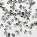 Grootverpakking van 200 gunmetal koorduiteinden voor doe-het-zelf sieraden en handgemaakte armbanden. - 200 Stuks/Verpakking (3x6mm) / Gunmetal