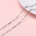 Textured sunflower pattern stainless steel link chain for DIY jewelry making accessories - Long Hole Sun Flower Link / 1 Meter/Pack (3.2x9mm)