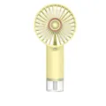 Tragbarer Hand-Sprühventilator mit USB-Aufladung und Wassertank in blassgelber Farbe - Gelb