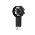 Ventilador de mano negro con función de nebulización y depósito de agua integrado - Negro