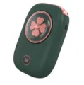 Detailansicht des tragbaren Gürtelventilators SL602 mit digitaler Akkuanzeige - SL602 Digitalanzeige / 1200mAh / Grün