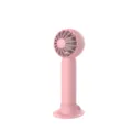 Tragbarer Turbo-Handventilator in Pastellrosa mit praktischem Standfuß für Kühlung - 152*54*42 / Rosa