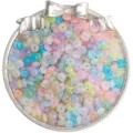 3x6mm mixed pastel glass abacus rondelle beads for DIY jewelry making accessories - 3x6mm (Approx. 50pcs) / Random Mix
