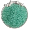 Loose 3x6mm mint green glass abacus beads for DIY jewelry making and handmade crafts - 3x6mm (Approx. 50pcs) / Jade