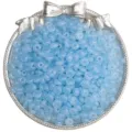 High-quality 3x6mm light blue translucent abacus glass beads for DIY jewelry making - 3x6mm (Approx. 50pcs) / Lake Blue