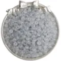 3x6mm light grey jade imitation glass rondelle beads for DIY handmade jewelry making - 3x6mm (Approx. 50pcs) / Jade Gray