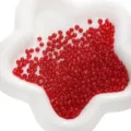 Cuentas de vidrio rojas de 4mm para hacer joyas de bricolaje pulseras y collares - Paquete de 450g / Rojo