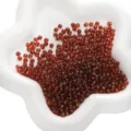 Perles de rocaille en verre brun-rouge de 4 mm pour la création de bijoux DIY en plat - Brun Rougeâtre