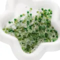Perles de rocaille en verre de 4 mm vert mélangé pour bracelets et colliers DIY bijoux - Série Vert Argent