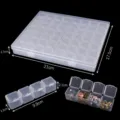 Boîte de rangement rectangulaire en plastique avec dimensions pour loisirs créatifs - Style 10 (Grand Quad) / 1 boîte
