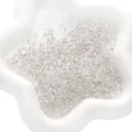 Perles de rocaille en verre argenté de 4mm pour la création de bijoux et artisanat DIY - Argent Blanc
