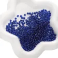 Perles de rocaille rondes en verre bleu cobalt de 4 mm pour bijoux DIY faits main - Bleu Saphir
