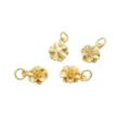 Delicate golden cherry blossom flower charms for DIY jewelry making and handmade pendants - Cherry Blossom / 11x14mm (1 Piece/Pack) / Gold