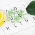 Translucent 4mm green bicone crystal beads for DIY handmade jewelry and bracelets - Olive Cyan
