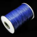 Hochwertige dunkelblaue gewachste Kordelspule für DIY-Schmuck und Armbandflechten - Dunkelblau / 2 mm Durchmesser - 5 m/Packung