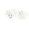 Silver-plated filigree flower bead caps for DIY jewelry making accessories findings - Fine Filigree Bead Cap (3*14mm) / 200 Pcs/Pack / Silver