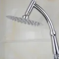 15cm diameter chrome shower head with large water output and non-pressurized flow - 15cm without pressurization