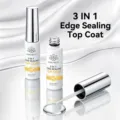 Detail view of BORN PRETTY 3-in-1 edge sealing top coat with clear gel texture. - Edge Sealing Top Coat / Standard Size