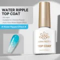 BORN PRETTY Professional Water Ripple Top Coat 10ml No-Wipe Gel for Chrome Powder Effects - 10ml Single Bottle / Water Ripple Top Coat