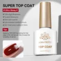 Vernis de finition BORN PRETTY ultra brillant pour une brillance durable des ongles - Bouteille individuelle / Crystal Plated Top Coat