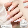 BORN PRETTY gel d'extension d'ongles blanc laiteux 15ml pour manucure professionnelle - 02 Blanc Laiteux