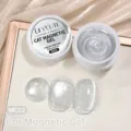 Gel magnétique LILY'CUTE cristal argenté MC02 pour nail art scintillant effet glace - MG02