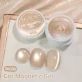 LILY'CUTE MG06 Esmalte de Uñas Gel Magnético Ojo de Gato Oro Champán con Brillo - MG06