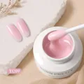 BORN PRETTY gel d'extension d'ongles 8-en-1 rose laiteux YC09, gel UV professionnel - Nude (YC09)