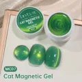 Esmalte gel magnético ojo de gato verde LILY'CUTE efecto perla de vidrio de 8ml - MG07