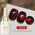 Vernis à ongles UR SUGAR Gel Magnétique Cat Eye Rouge Grenat CA16 Effet Rubis - CA16