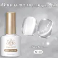 BORN PRETTY Ice Crystal Cat Eye Magnetic Gel Nail Polish in First Love MY02 Silver - First Love (MY02)