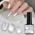 Vernis gel magnétique œil de chat perle de verre LILY'CUTE, teinte MC02 pour UV LED - MC02