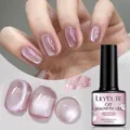 Vernis à ongles gel magnétique LILY'CUTE MC05 avec un effet de perles de verre étincelant - MC05