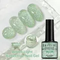 Esmalte de uñas en gel reflectante LILY'CUTE WR05 verde menta con efecto brillo - WR05 (Verde Menta Brillante)