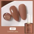Vernis semi-permanent Born Pretty SJ07 Caramel Latte effets brillant et mat - Caramel Latte (SJ07)