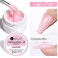UR SUGAR 15ml light pink extension nail gel for quick building and construction - 04/Light Pink