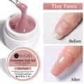 UR SUGAR 15ml extension nail gel in Tiny Fawn nude shade for professional manicure results - 15/Tiny-Fawn