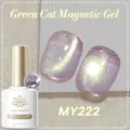 BORN PRETTY Green Cat Magnetic Gel Polish MY222 Wizard of Oz shimmering purple effect - MY222 (Light Purple Cat Eye)