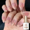 BORN PRETTY roodbruine kattenoog magnetische gel nagellak voor een glanzend effect. - Zonsondergang Gloed (MY724)