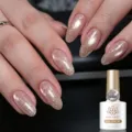 Born Pretty reflecterende cat eye magnetische gellak in champagne glitter finish - Watersluier (MY725)